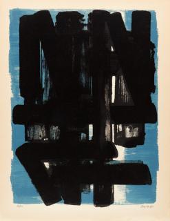 Pierre Soulages - Lithographie n° 5