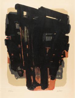 Pierre Soulages - Lithographie n° 8