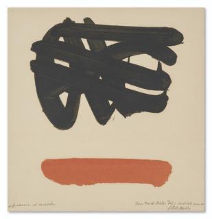 Pierre Soulages - Lithographie n°30