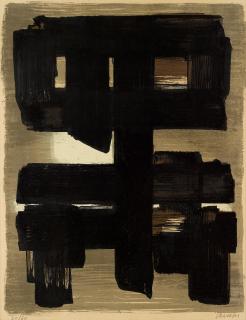 Pierre Soulages - Lithographie No. 1