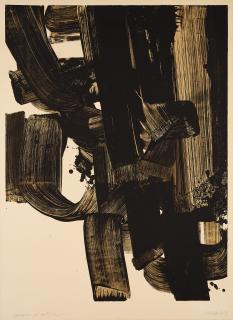 Pierre Soulages - Lithographie No. 20a.