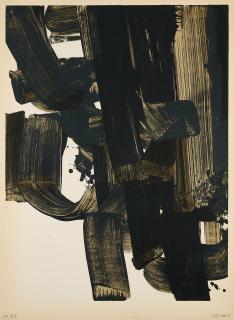 Pierre Soulages - Lithographie No. 20a.