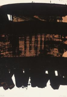 Pierre Soulages - Lithographie No. 22 (Rivière 24)