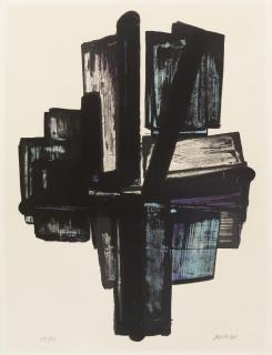 Pierre Soulages - Lithographie No. 4