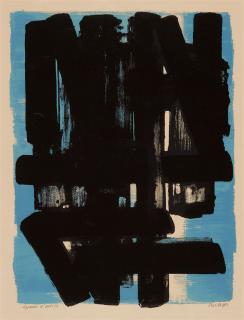 Pierre Soulages - Lithographie No. 5