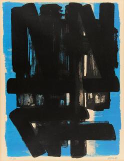 Pierre Soulages - Lithographie No. 5.