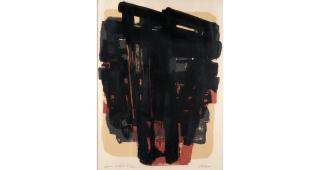 Pierre Soulages - Lithographie No. 8