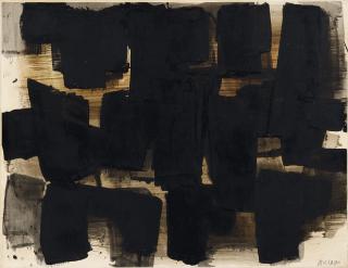 Pierre Soulages - Ohne Titel (Peinture)