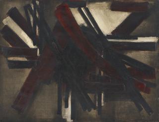 Pierre Soulages - Peinture 10 Octobre 1952