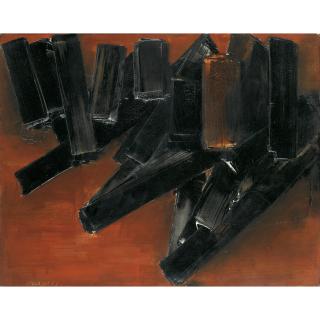 Pierre Soulages - Peinture 130 X 162 Cm, 12 Novembre 1956