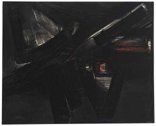 Pierre Soulages - Peinture 130 x 162 cm, 3 avril 1955