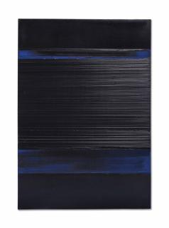 Pierre Soulages - Peinture, 130 x 92 cm, 8 avril 1989