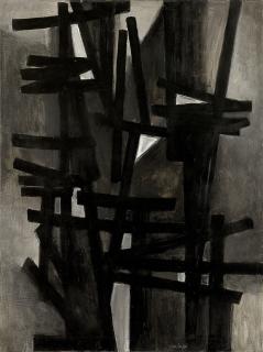 Pierre Soulages - Peinture 130 x 97 cm, 1949
