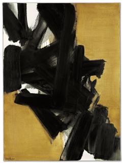 Pierre Soulages - Peinture 130 x 97 cm, 27 ao û t  19 63