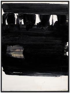 Pierre Soulages - Peinture 130 x 97cm, 28 octobre 1966