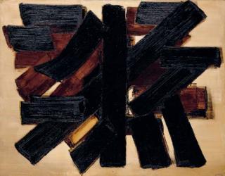Pierre Soulages - Peinture, 15 février 1954