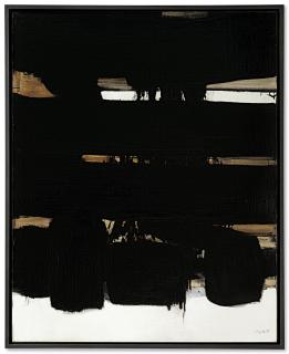 Pierre Soulages - Peinture 162 x 130cm, 16 octobre 1966