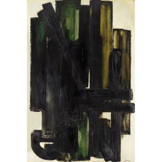 Pierre Soulages - Peinture 195 X 130 Cm, 27 Février 1954
