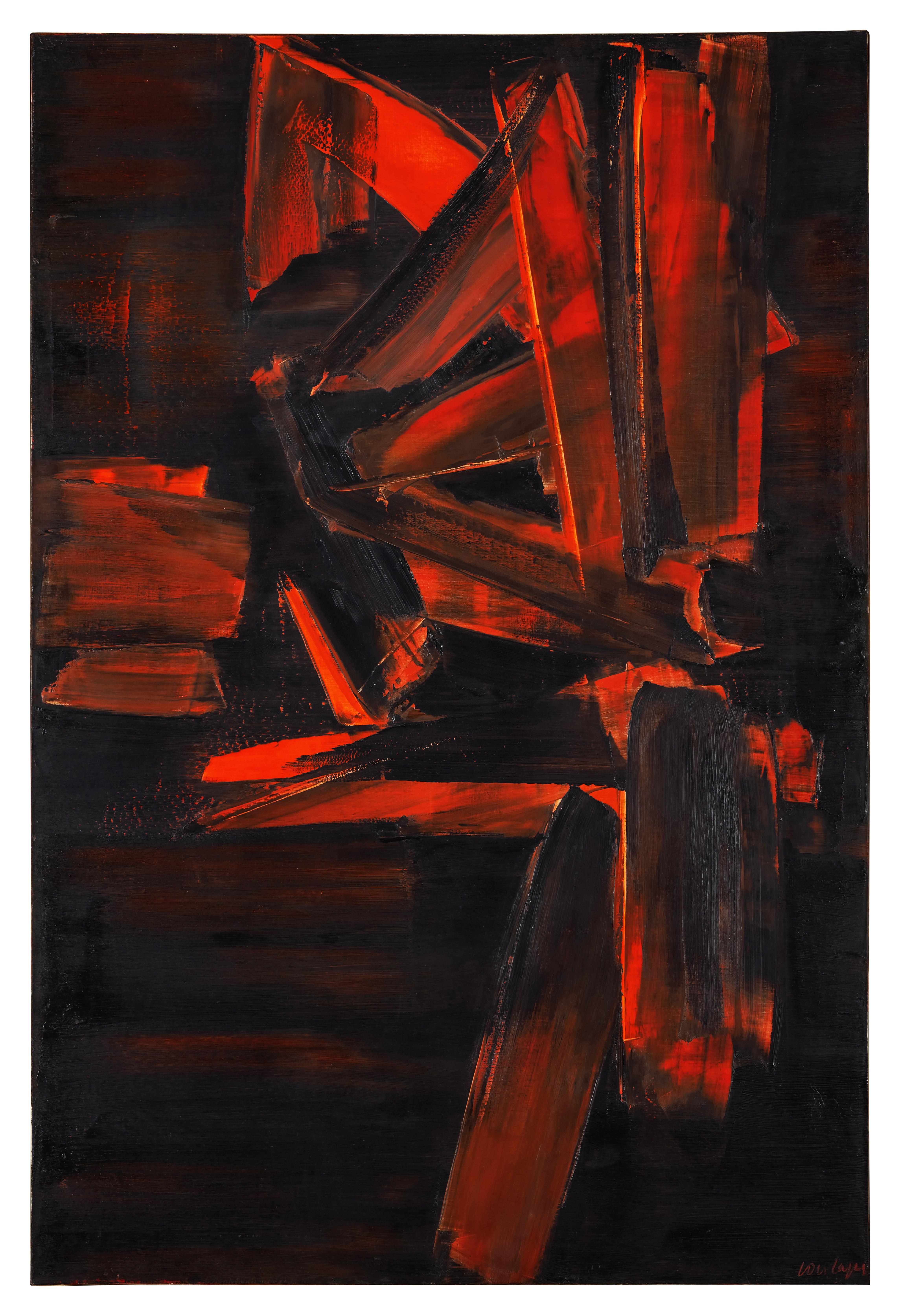 Pierre Soulages - Peinture 195 x 130 cm, 4 août 1961