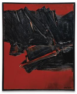 Pierre Soulages - Peinture 46 X 38 Cm, 14 Mai 1961