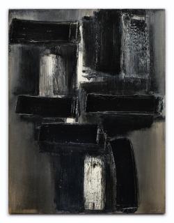 Pierre Soulages - Peinture 65 X 50 Cm, 1955