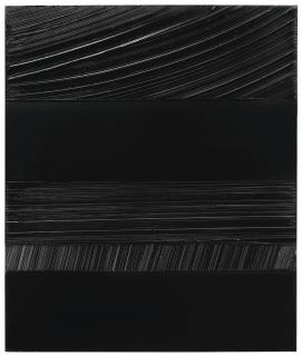 Pierre Soulages - Peinture 65 X 54 Cm, 28 Juin 1990