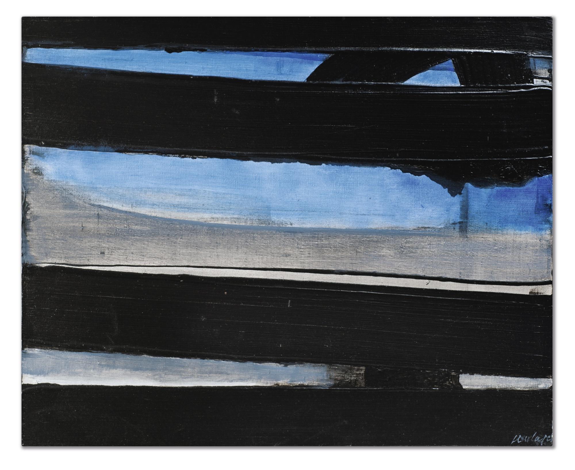 Pierre Soulages - Peinture 65 X 81, 2 Août 1975
