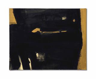Pierre Soulages - Peinture 65 X 81 Cm, 1Er Septembre 1963