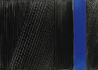Pierre Soulages - Peinture 65 X 92 Cm, 3 Juin 1987