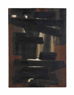 Pierre Soulages - Peinture 73 x 54cm, 28 mai 1954