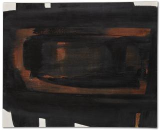 Pierre Soulages - Peinture 81 x 100 cm, 12 avril 1969