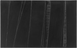 Pierre Soulages - Peinture 81 x 130cm, 1er Mars 1987