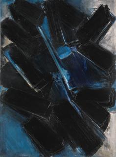 Pierre Soulages - Peinture 81 X 60 Cm, 16 Octobre 1956