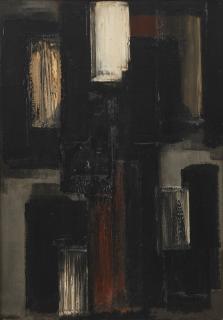 Pierre Soulages - Peinture 92 X 65 Cm, 1955