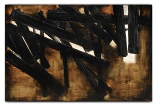 Pierre Soulages - Peinture 97 X 147 Cm, 2 Février 1954