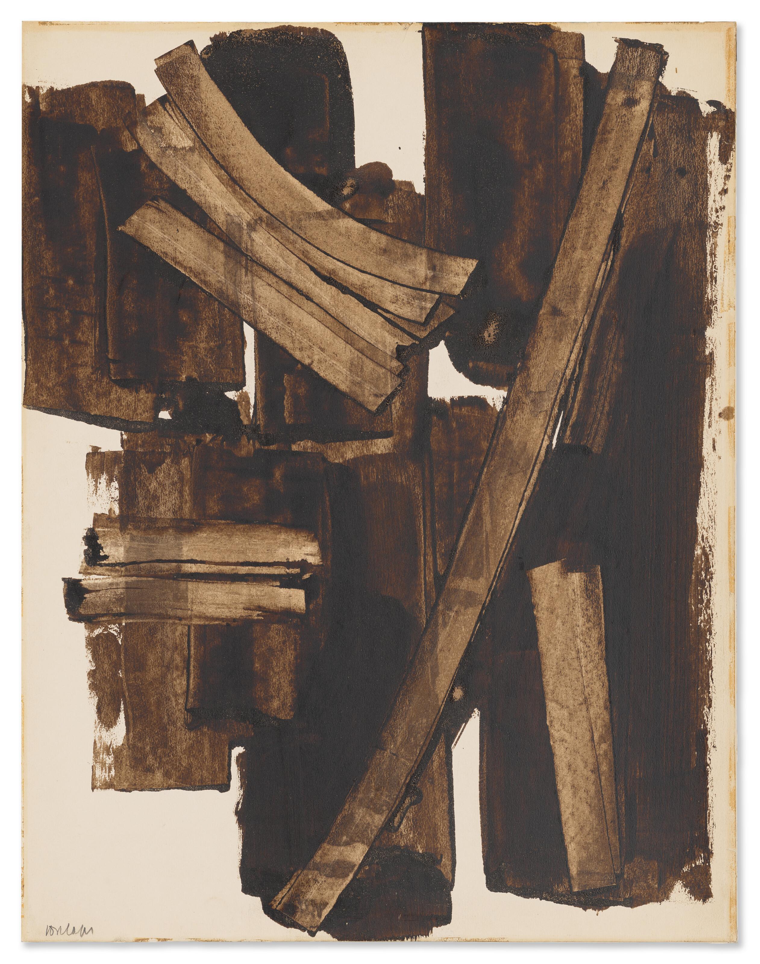 Pierre Soulages - Sans titre