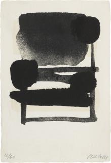 Pierre Soulages - Serigraphie No. 6