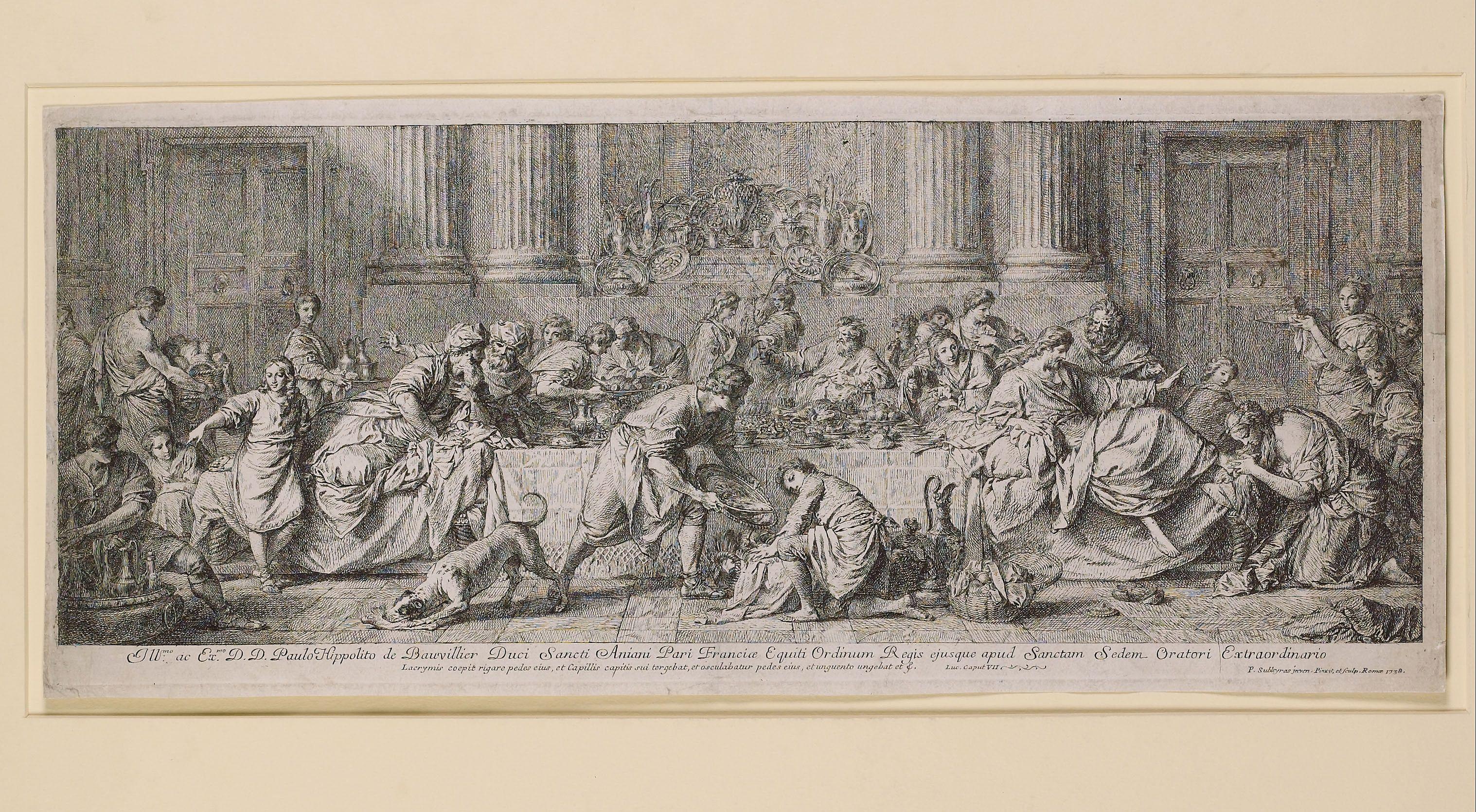 Pierre Subleyras - Mary Magdalen Washing Christ\'s Feet