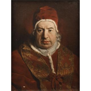 Pierre Subleyras - Portrait Of Pope Benedict Xiv