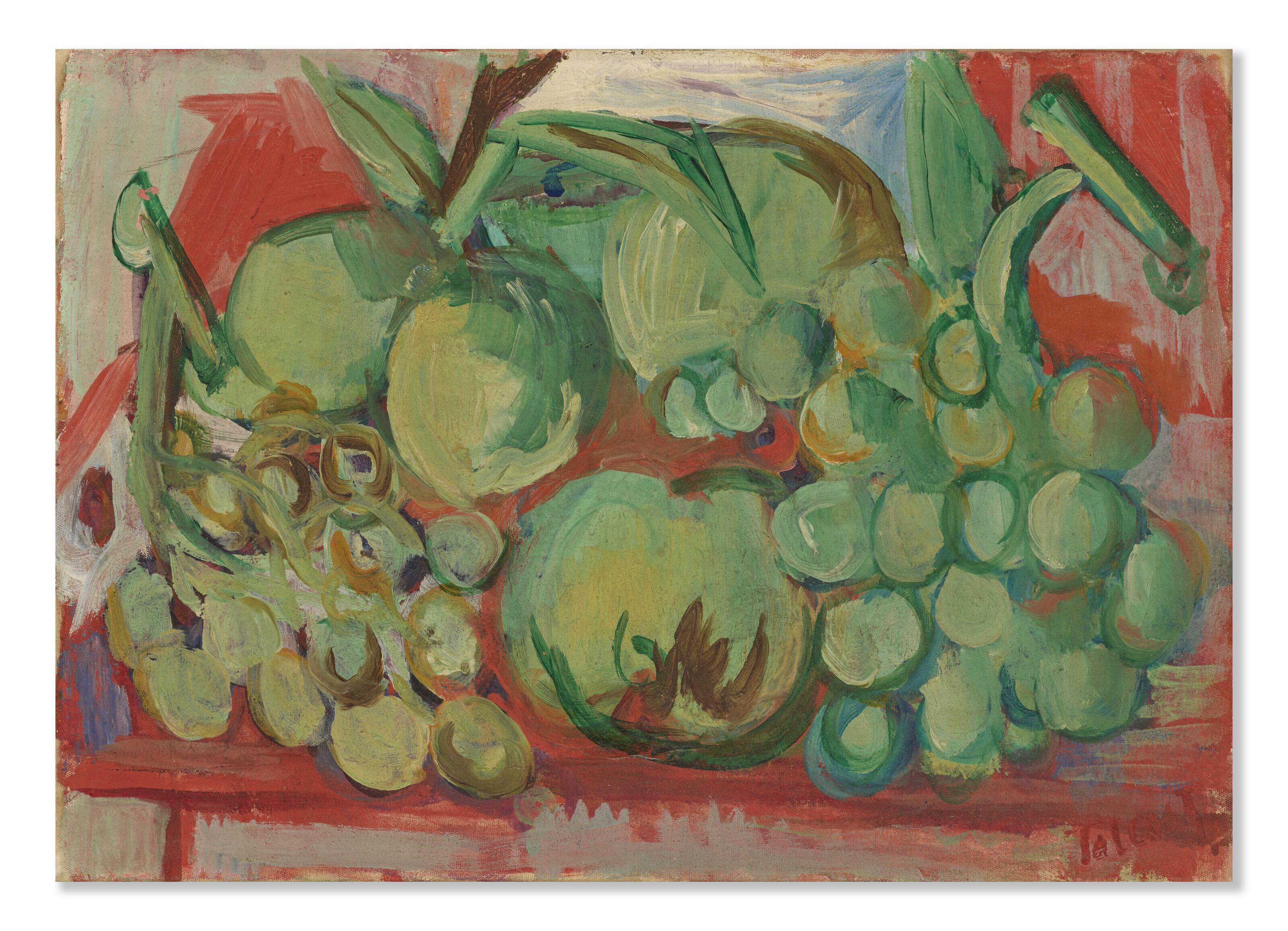 Pierre Tal-Coat - Nature morte aux raisins