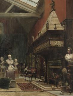 Pierre Tetar van Elven - In the studio of the sculptor Sir Joseph-Edgar Boehm, Paris