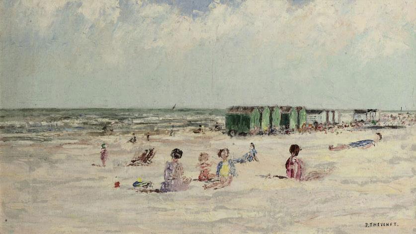 Pierre Thevenet - Children on a beach