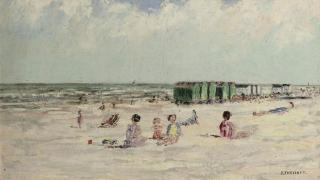 Pierre Thevenet - Children on a beach