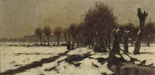 Piet de Regt - A snow covered landscape