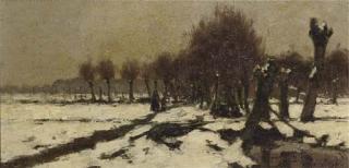 Piet de Regt - A snow covered landscape