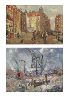 Piet Landkroon - Oudezijds Kolk, Amsterdam