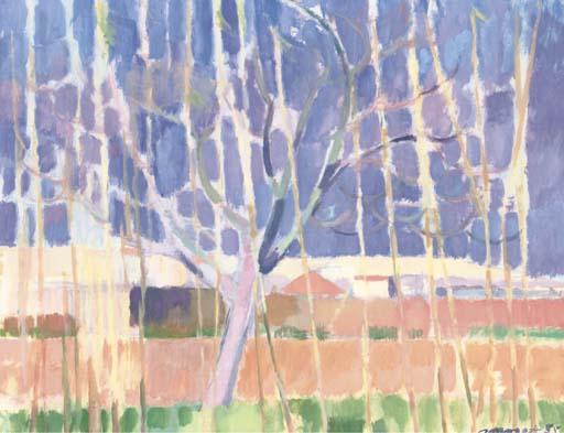 Piet Moget - Trees In A Landscape