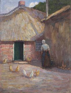 Piet Mondriaan - A Farmyard
