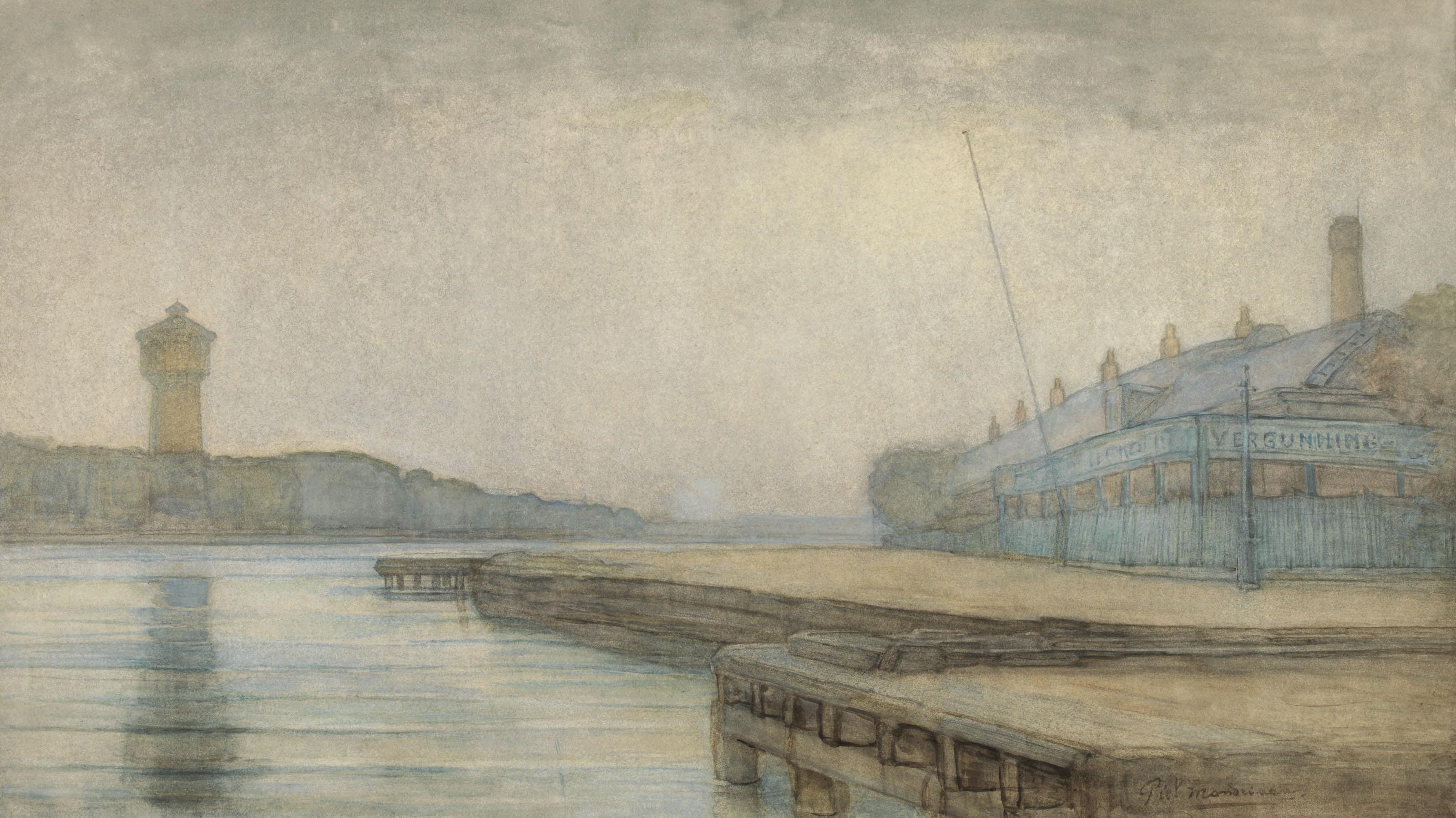 Piet Mondrian - Amstel, Café ‘T Vissertje Ii