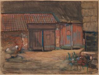 Piet Mondrian - Barn doors of a Brabant farm building